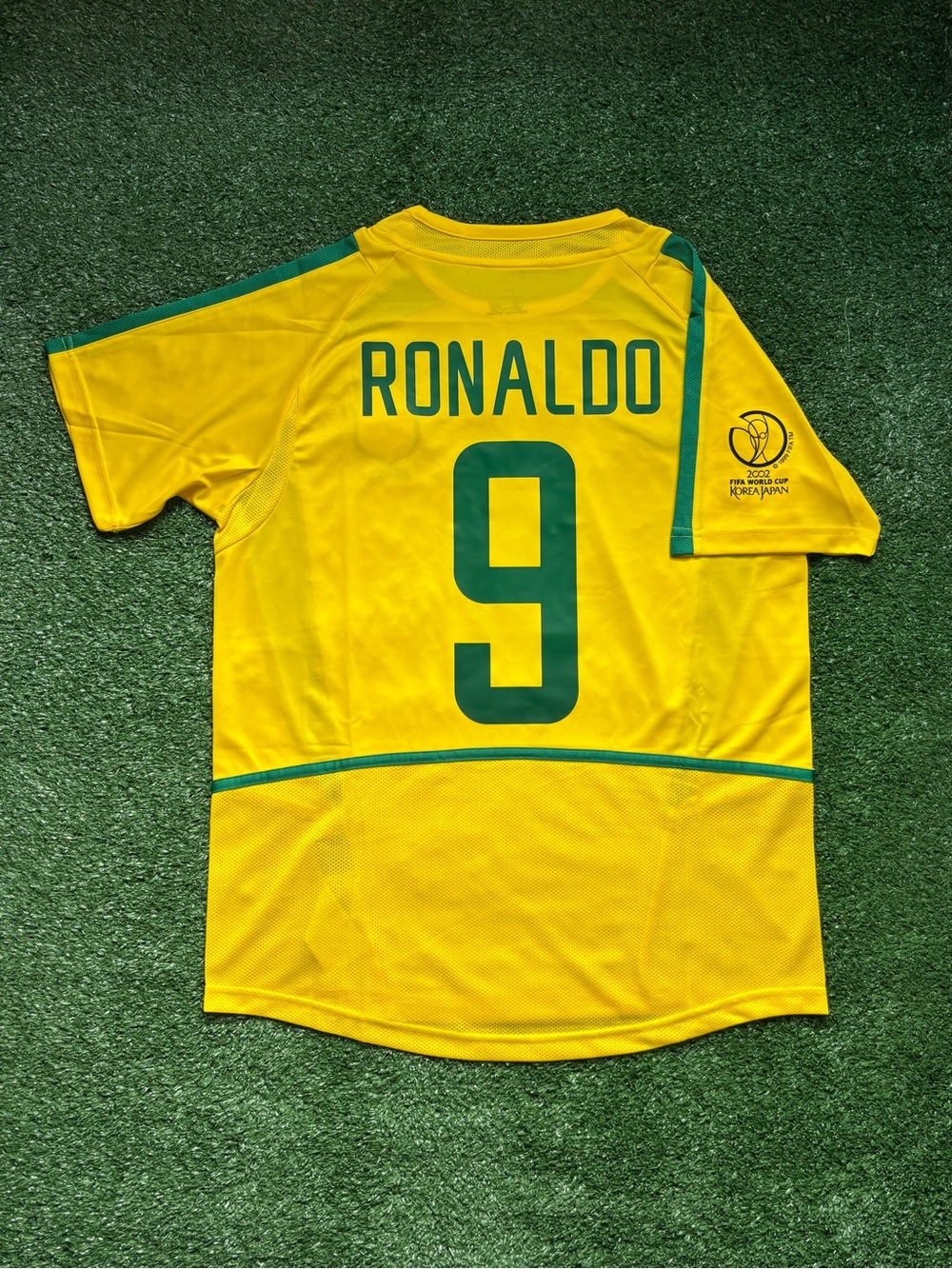 Ronaldo Nazario Brazil 2002 World Cup Home Jersey — Size S-XXL